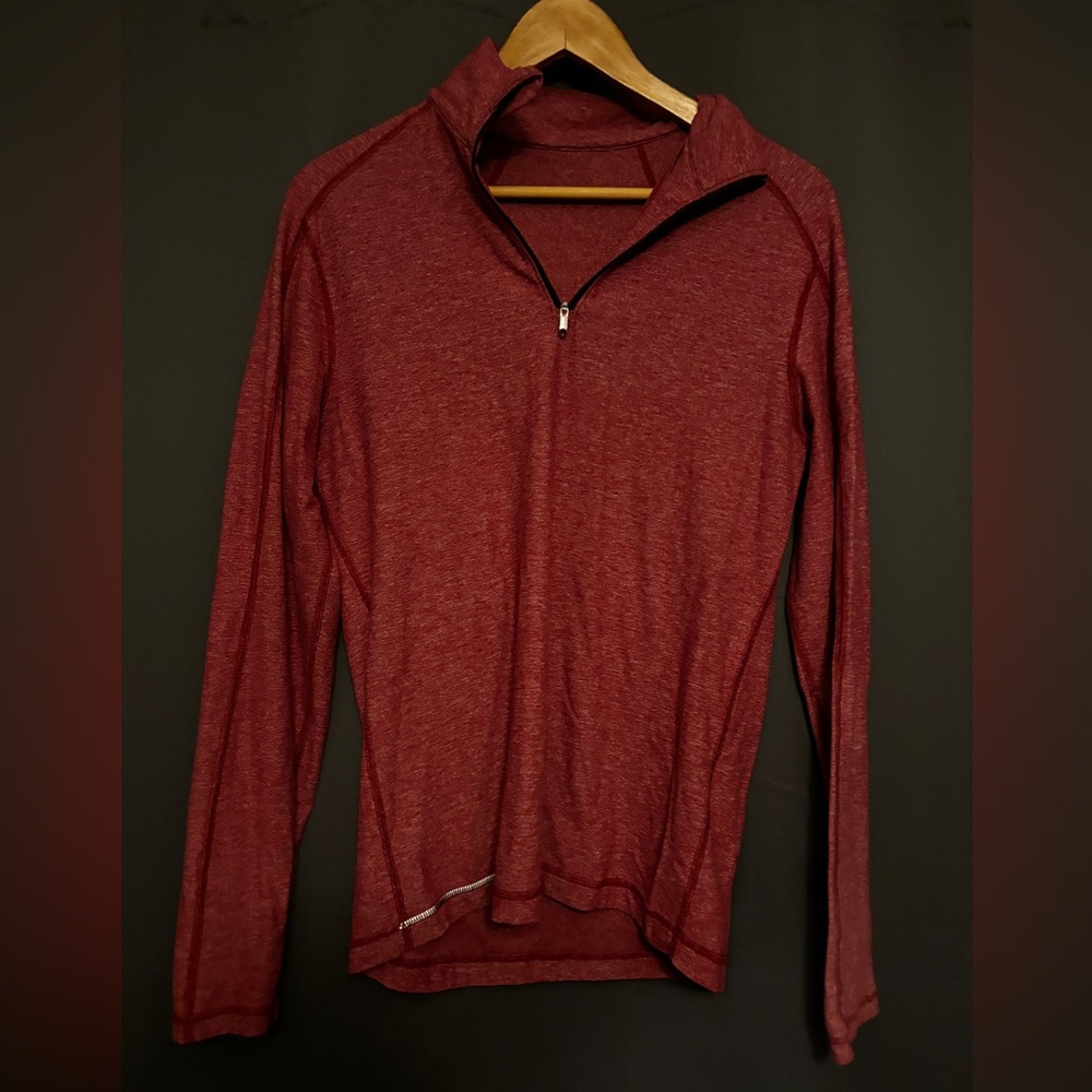 Men’s lululemon medium Red 1/4 zip